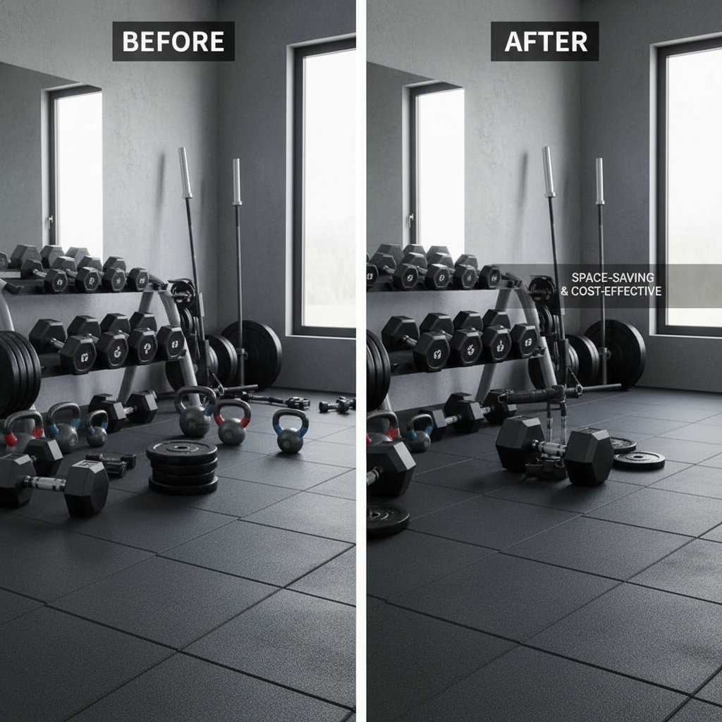 Poignée Haltère 3-en-1 Ajustable